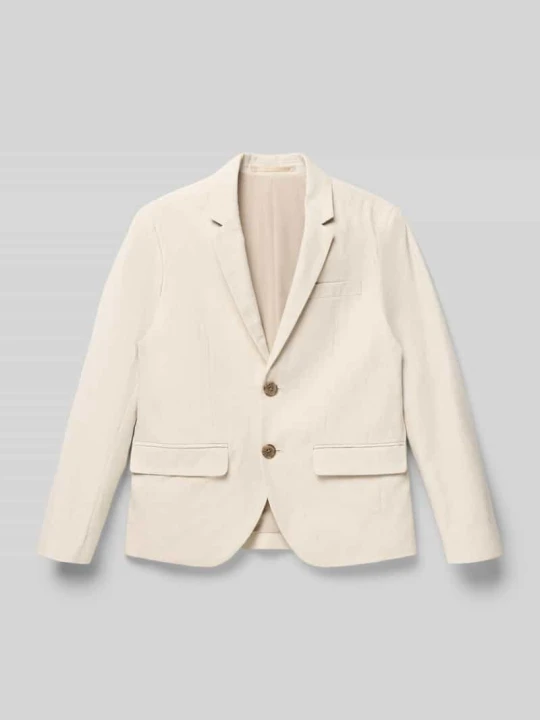 Zdjęcie produktu Marynarka w kroju regular fit z mieszanki bawełny i lnu model 'MARTIN' Jack&Jones Piaskowy