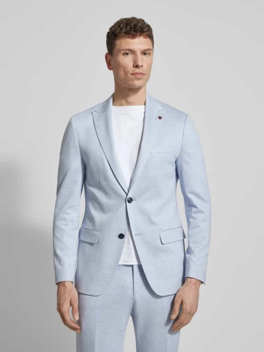 Zdjęcie produktu Garnitur o kroju slim fit ze wznoszącymi się połami Roy Robson Jasnoniebieski