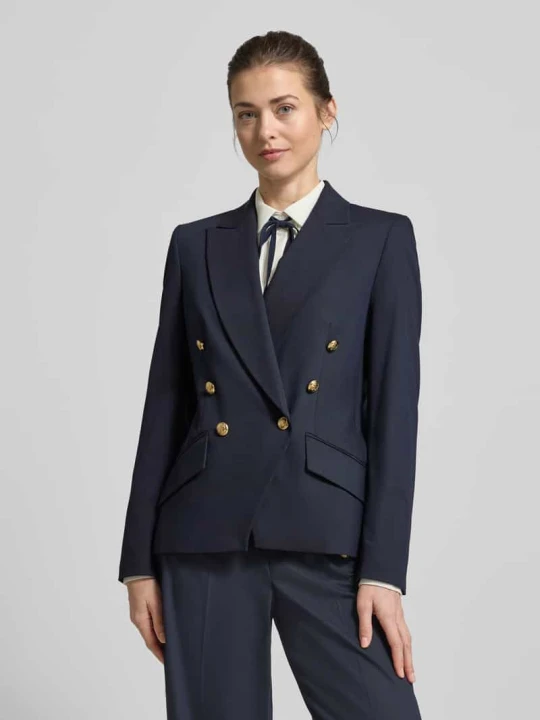 Zdjęcie produktu Marynarka w kroju slim fit z dodatkiem wiskozy Christian Berg Granatowy