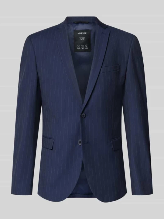 Zdjęcie produktu Marynarka w kroju slim fit z dodatkiem wiskozy s.Oliver Granatowy