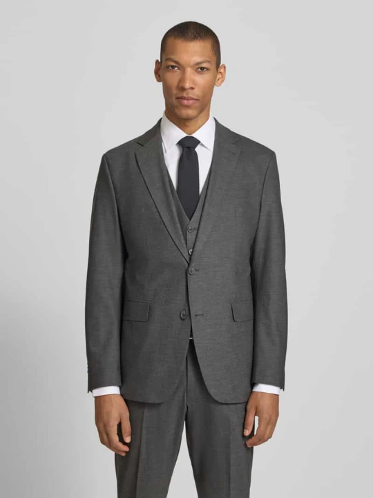 Zdjęcie produktu Marynarka w kroju slim fit z dodatkiem żywej wełny Model 'Totti' CINQUE Antracytowy