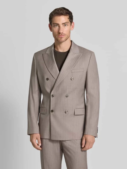 Zdjęcie produktu marynarka w kroju slim fit z kieszeniami z patką MCNEAL Beżowy