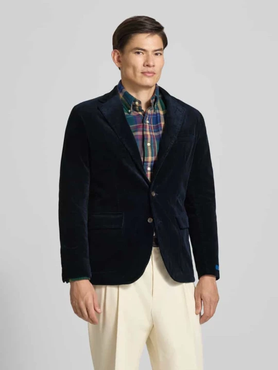 Zdjęcie produktu Marynarka w sztruksowym wyglądzie, krój regular fit Polo Ralph Lauren Granatowy