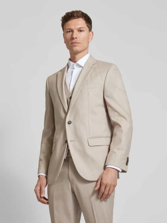 Zdjęcie produktu Marynarka z brustaszą model „Grant” Pierre Cardin Beżowy