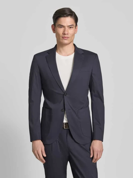 Zdjęcie produktu Marynarka z kołnierzem z klapami model 'Dallas' JOOP! Granatowy