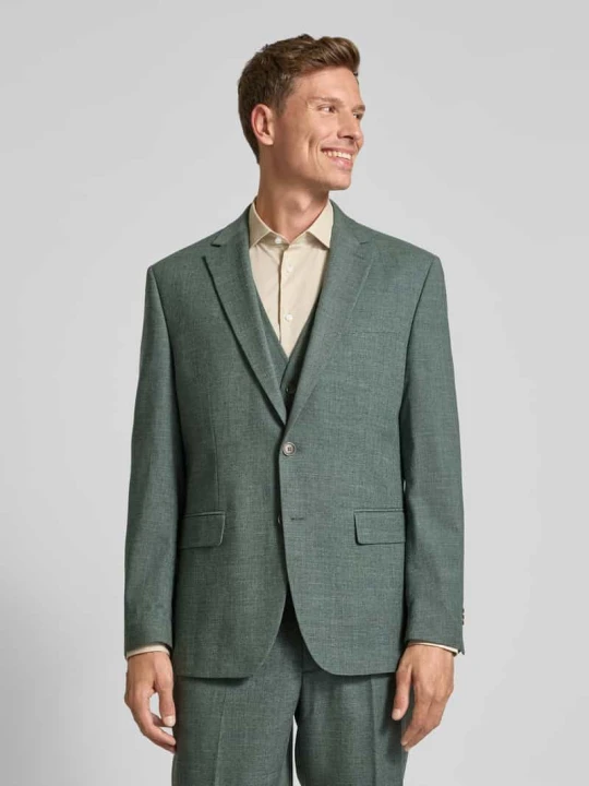 Zdjęcie produktu Marynarka w kroju comfort fit z domieszką wiskozy Christian Berg Ciemnozielony