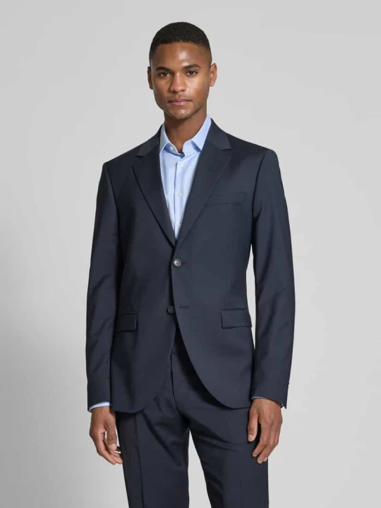 Zdjęcie produktu Marynarka z kołnierzem z połami model ‘Jamonte’ Tiger Of Sweden Granatowy