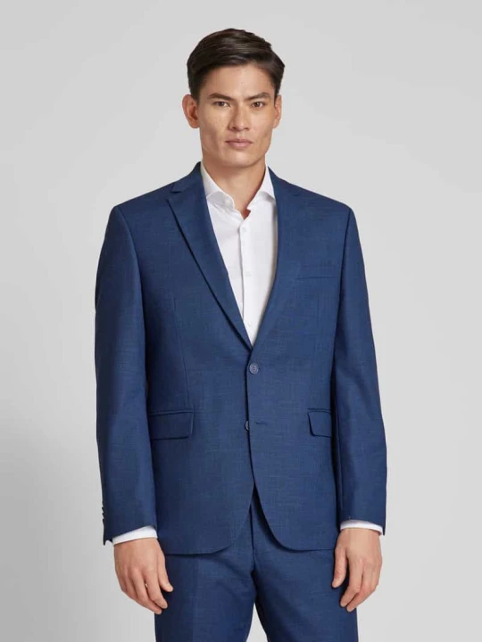 Zdjęcie produktu Marynarka w kroju comfort fit z domieszką wiskozy Christian Berg Niebieski