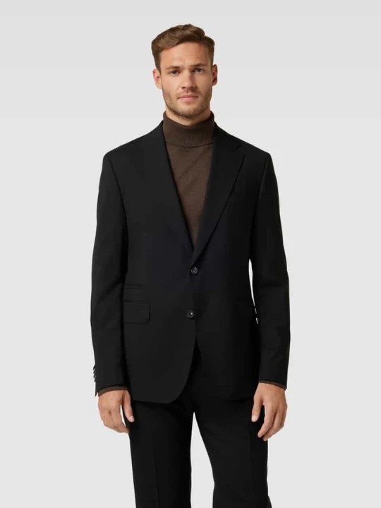 Zdjęcie produktu Marynarka zapinana na dwa guziki z kołnierzem z połami model ‘Sono’ Windsor Czarny