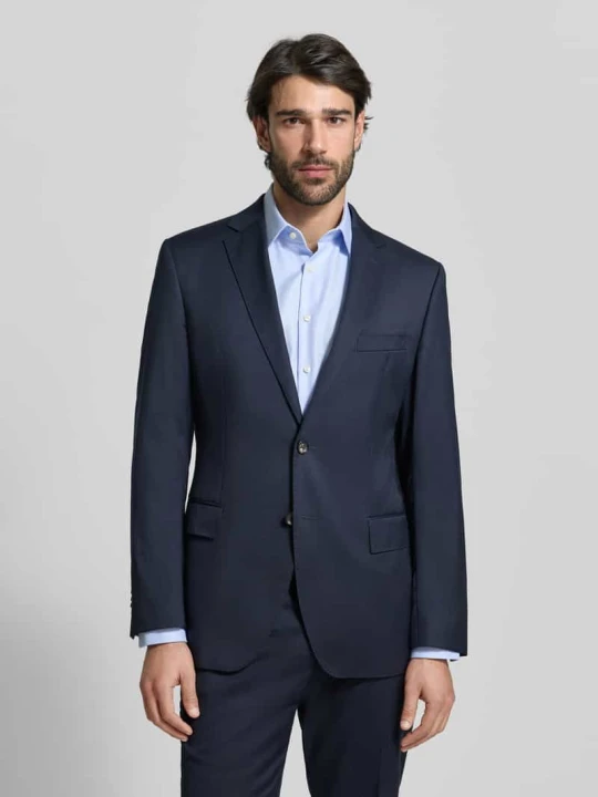 Zdjęcie produktu Marynarka zapinana na dwa guziki z kołnierzem z połami model ‘Sono’ Windsor Granatowy