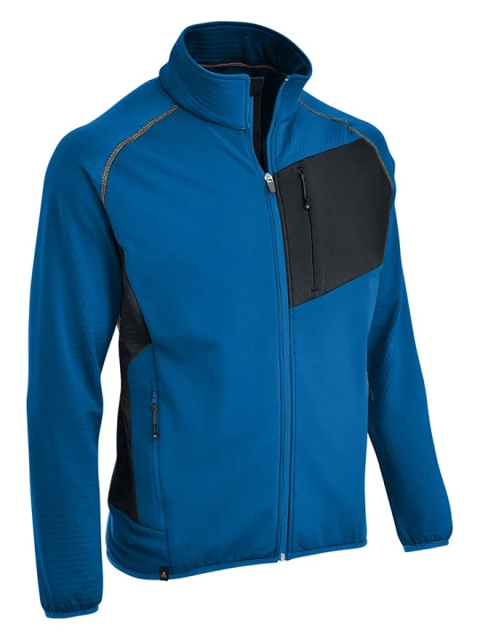 Zdjęcie produktu Maul Sport Kurtka polarowa "Säntis" w kolorze niebiesko-czarnym rozmiar: 52