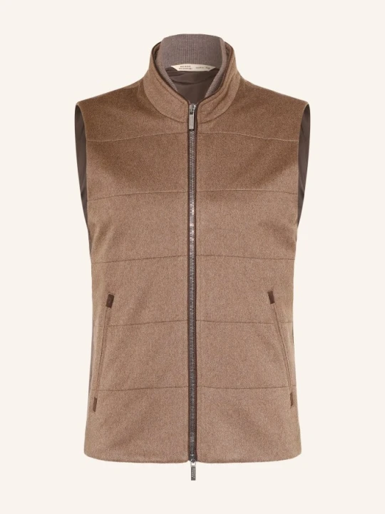 Zdjęcie produktu Maurizio Baldassari Kamizelka Kaszmirowa Icon beige MAURIZIO BALDASSARI
