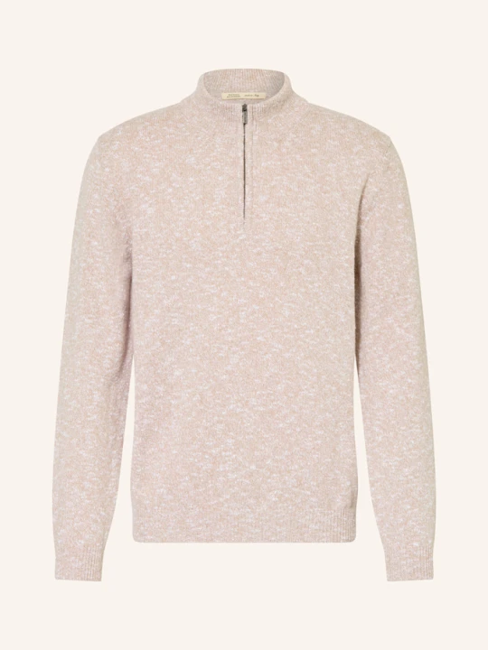 Zdjęcie produktu Maurizio Baldassari Sweter Typu Troyer beige MAURIZIO BALDASSARI