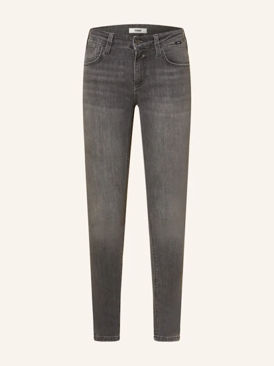 Zdjęcie produktu Mavi Jeansy Skinny Adriana grau 90143 dark grey distressed str