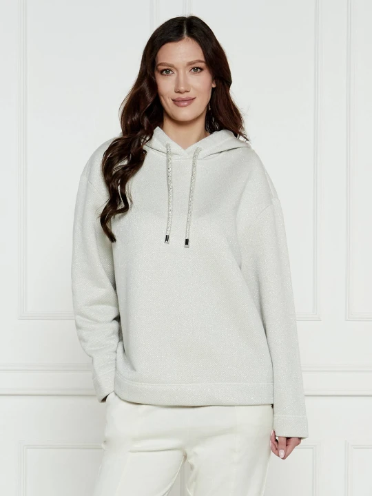 Zdjęcie produktu MAX&Co. Bluza FIORIRE | Relaxed fit srebrny
