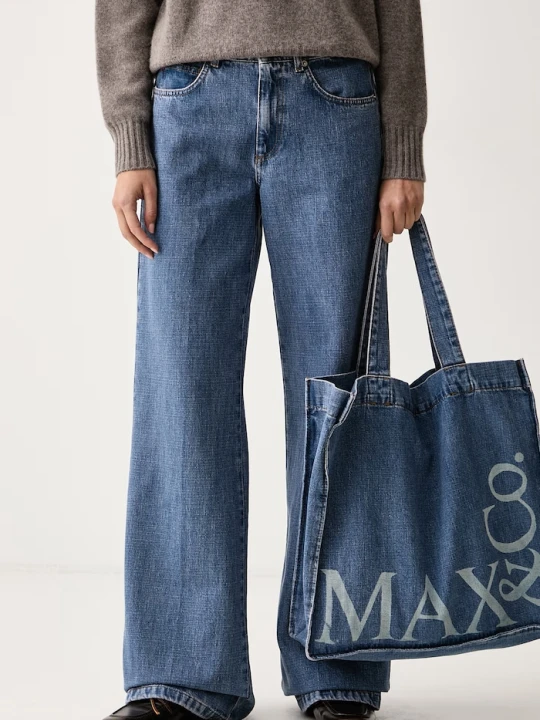 Zdjęcie produktu Max&Co. jeansy bootcut damskie LIRICHE niebieski