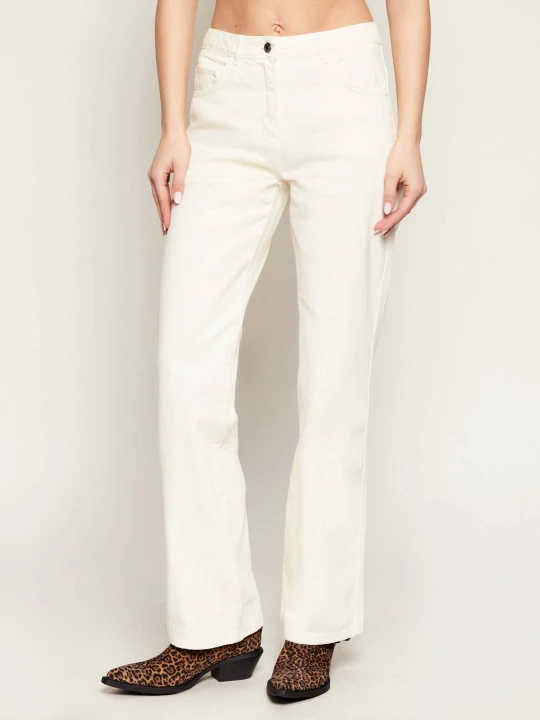 Zdjęcie produktu MAX&Co. Jeansy MCOZINNIA | Straight fit kremowy