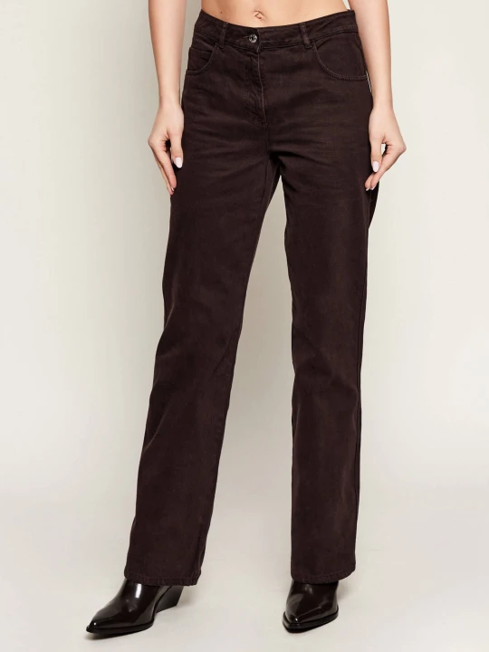 Zdjęcie produktu MAX&Co. Jeansy MCOZINNIA | Straight fit brązowy
