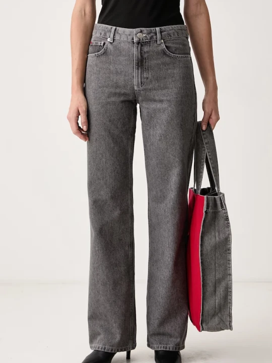 Zdjęcie produktu Max&Co. jeansy straight damskie SENIOR szary