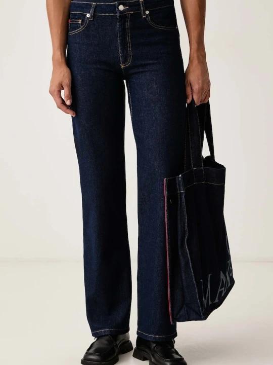 Zdjęcie produktu Max&Co. jeansy wide leg damskie CALESSE granatowy