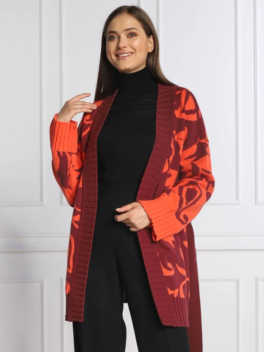 Zdjęcie produktu MAX&Co. Kardigan SIMBOLO | Regular Fit pomarańczowy
