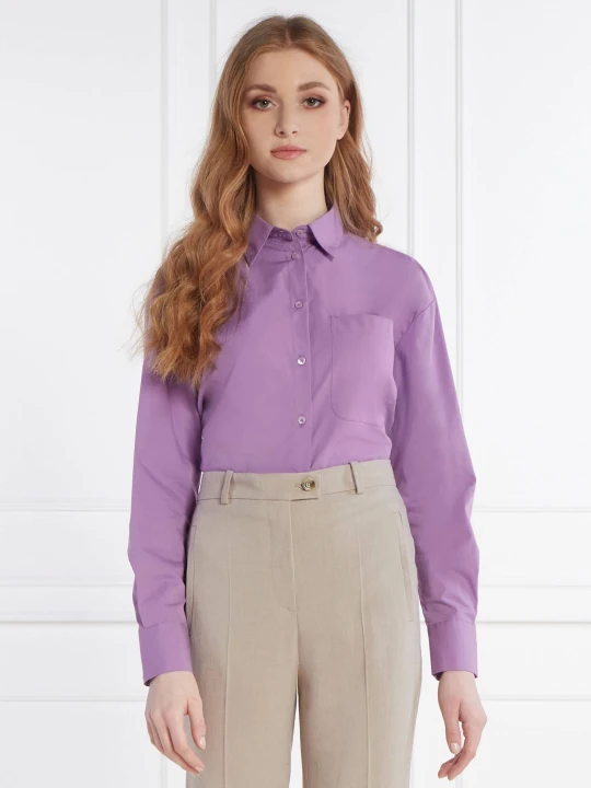 Zdjęcie produktu MAX&Co. Koszula VELOURS | Regular Fit fioletowy