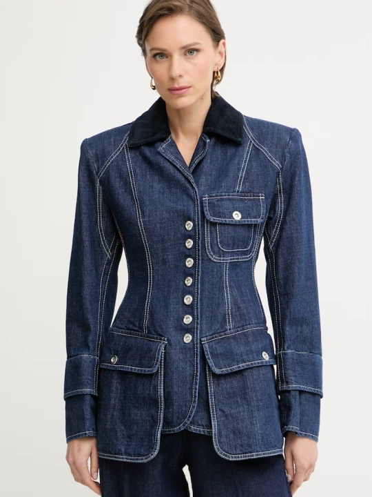 Zdjęcie produktu Max&Co. kurtka jeansowa damska jeansowa MCLQUIETE granatowy