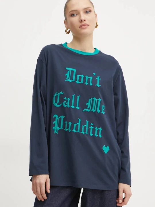 Zdjęcie produktu MAX&Co. longsleeve bawełniany granatowy