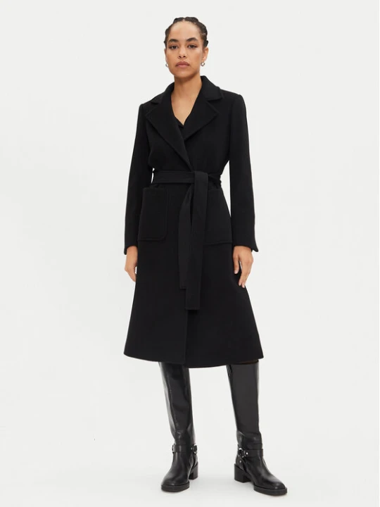 Zdjęcie produktu MAX&Co. Płaszcz wełniany Runaway 2428016024200 Czarny Regular Fit