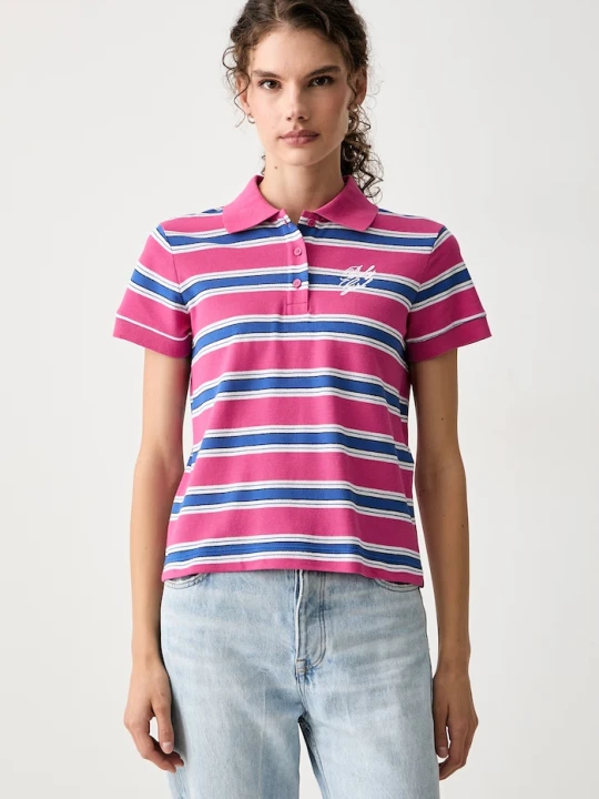 Zdjęcie produktu Max&Co. polo damskie bawełniane AGAMI różowy