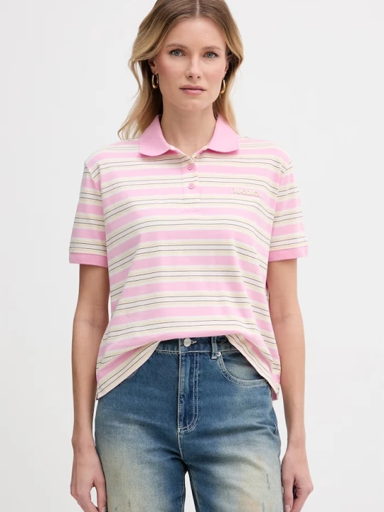 Zdjęcie produktu Max&Co. polo damskie bawełniane MCOMANDARE różowy