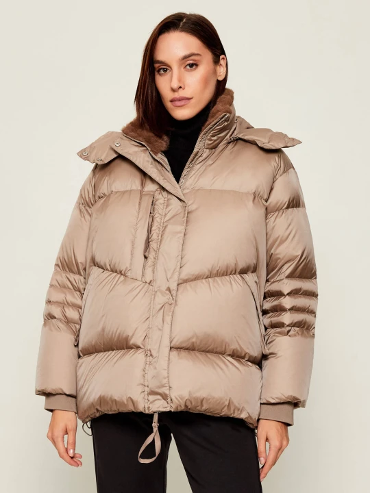 Zdjęcie produktu MAX&Co. Puchowa kurtka CURSORE | Oversize fit beżowy