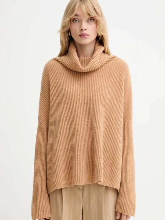 Zdjęcie produktu MAX&Co. sweter kaszmirowy brązowy