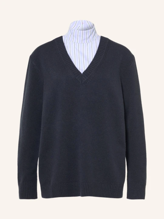 Zdjęcie produktu Max & Co. Sweter Lusso Z Mieszanki Materiałów blau MAX&Co.