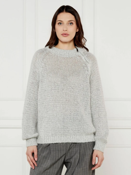 Zdjęcie produktu MAX&Co. Sweter PARIDE | Regular Fit | z dodatkiem wełny biały