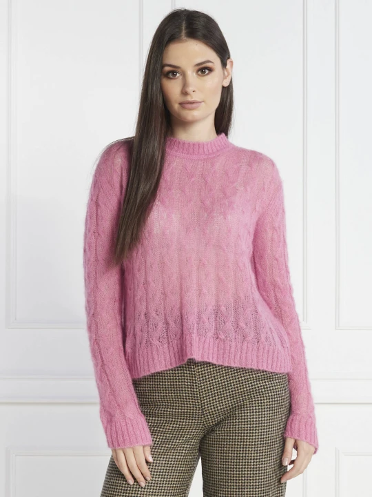 Zdjęcie produktu MAX&Co. Sweter | Regular Fit | z dodatkiem wełny różowy
