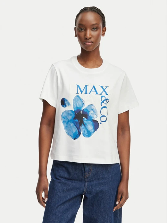 Zdjęcie produktu MAX&Co. T-Shirt 2616971034200 Biały Regular Fit