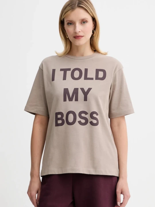 Zdjęcie produktu MAX&Co. t-shirt bawełniany beżowy