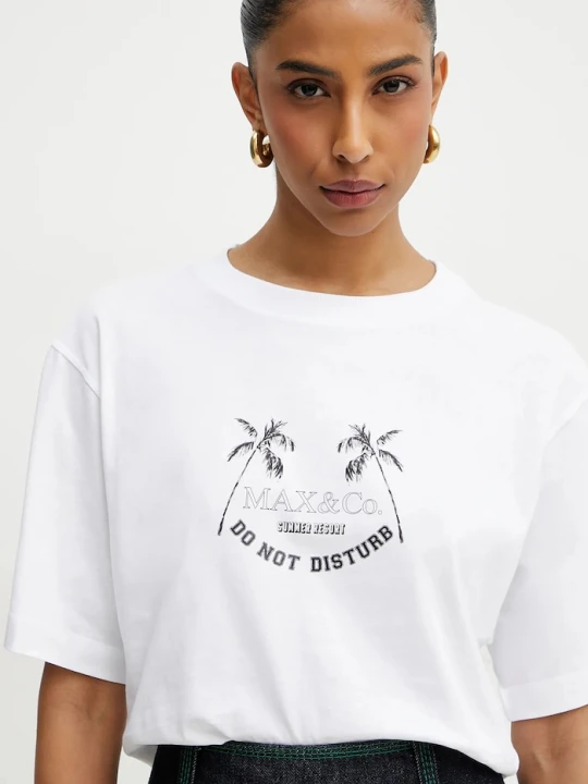 Zdjęcie produktu MAX&Co. t-shirt bawełniany biały