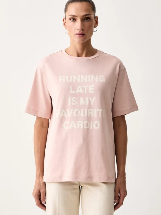 Zdjęcie produktu Max&Co. T-shirt damski bawełniany TALENTO różowy