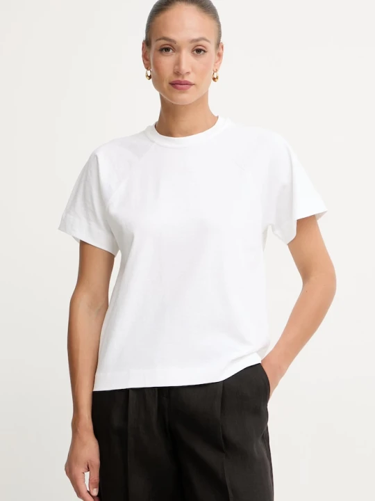 Zdjęcie produktu Max&Co. T-shirt damski z bawełną MCOTESO biały
