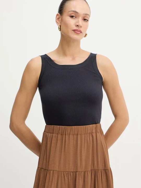Zdjęcie produktu MAX&Co. top bawełniany granatowy