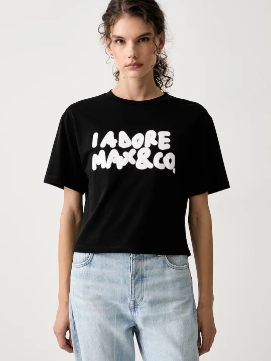 Zdjęcie produktu Max&Co. top damski PARAGGI czarny