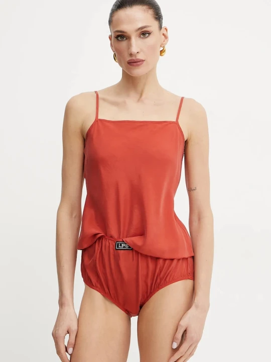Zdjęcie produktu MAX&Co. top i figi jedwabne pomarańczowy
