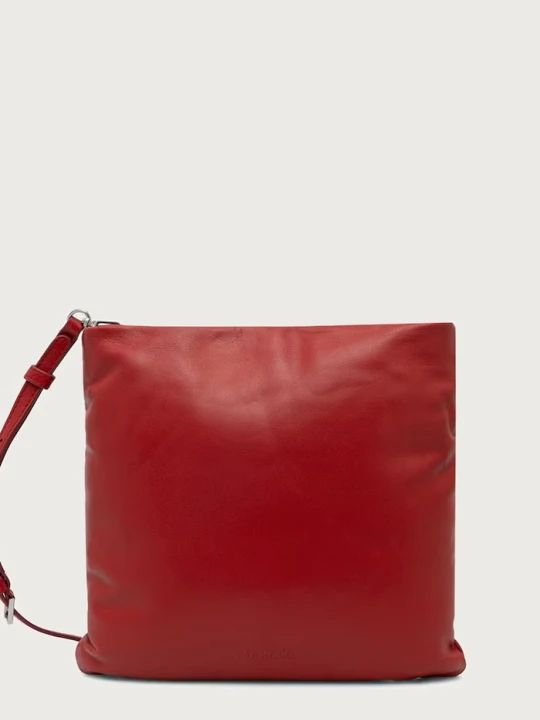 Zdjęcie produktu Max&Co. torebka crossbody damska skórzana MCAGIRAFFA czerwony