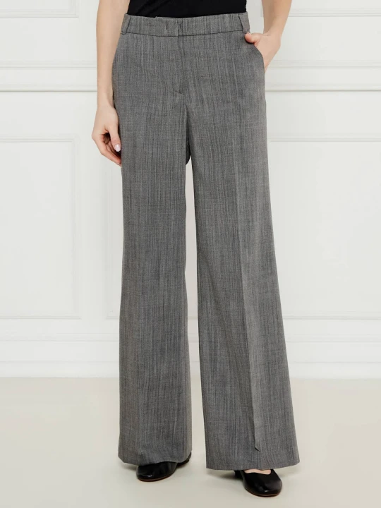 Zdjęcie produktu MAX&Co. Wełniane spodnie SAIO | flare fit szary