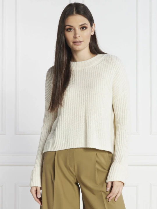 Zdjęcie produktu MAX&Co. Wełniany sweter | Loose fit ecru