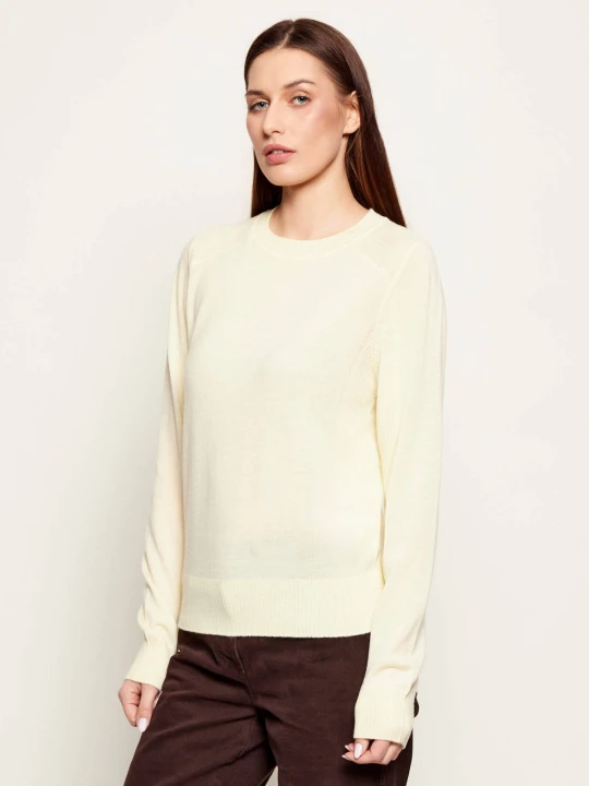 Zdjęcie produktu MAX&Co. Wełniany sweter | Regular Fit żółty