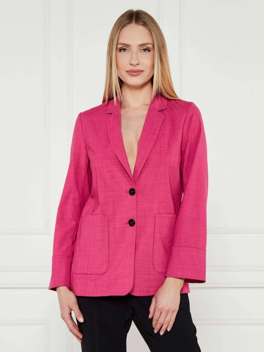 Zdjęcie produktu MAX&Co. Żakiet | Regular Fit | z dodatkiem wełny różowy