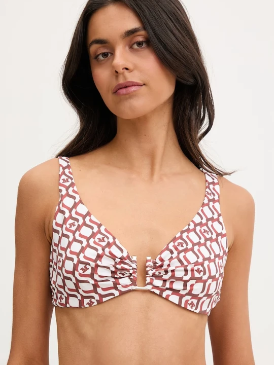 Zdjęcie produktu Max Mara Beachwear Biustonosz kąpielowy damski ARA pomarańczowy